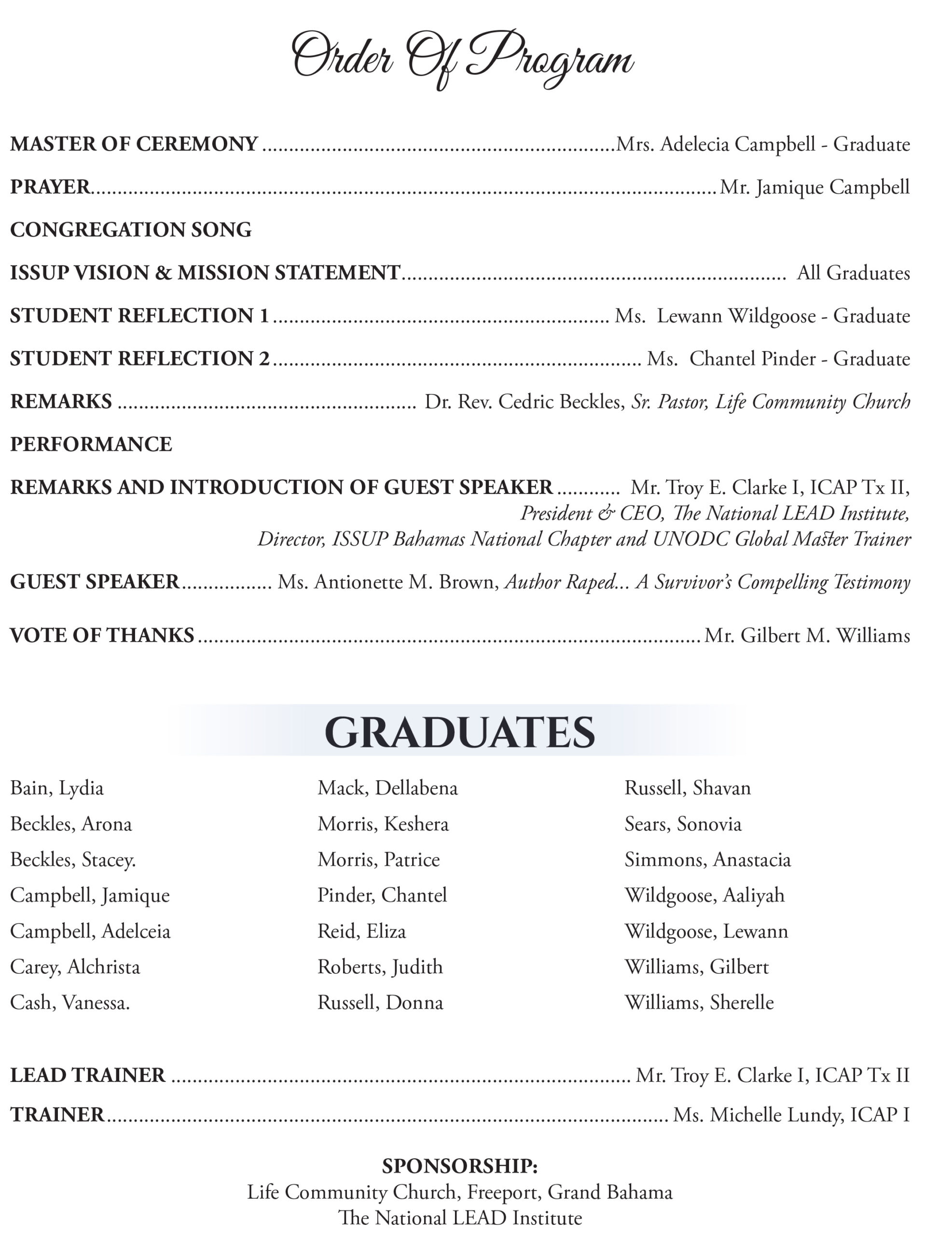 LEAD UTC Graduation program 2025 Final Version (1)